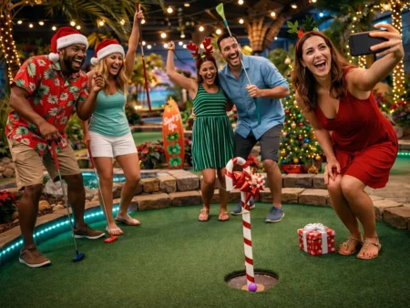 Holiday Fun in Full Swing. Celebrate the Season with Mini Golf