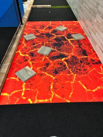 The Floor Is Lava: Black Course Hole 1